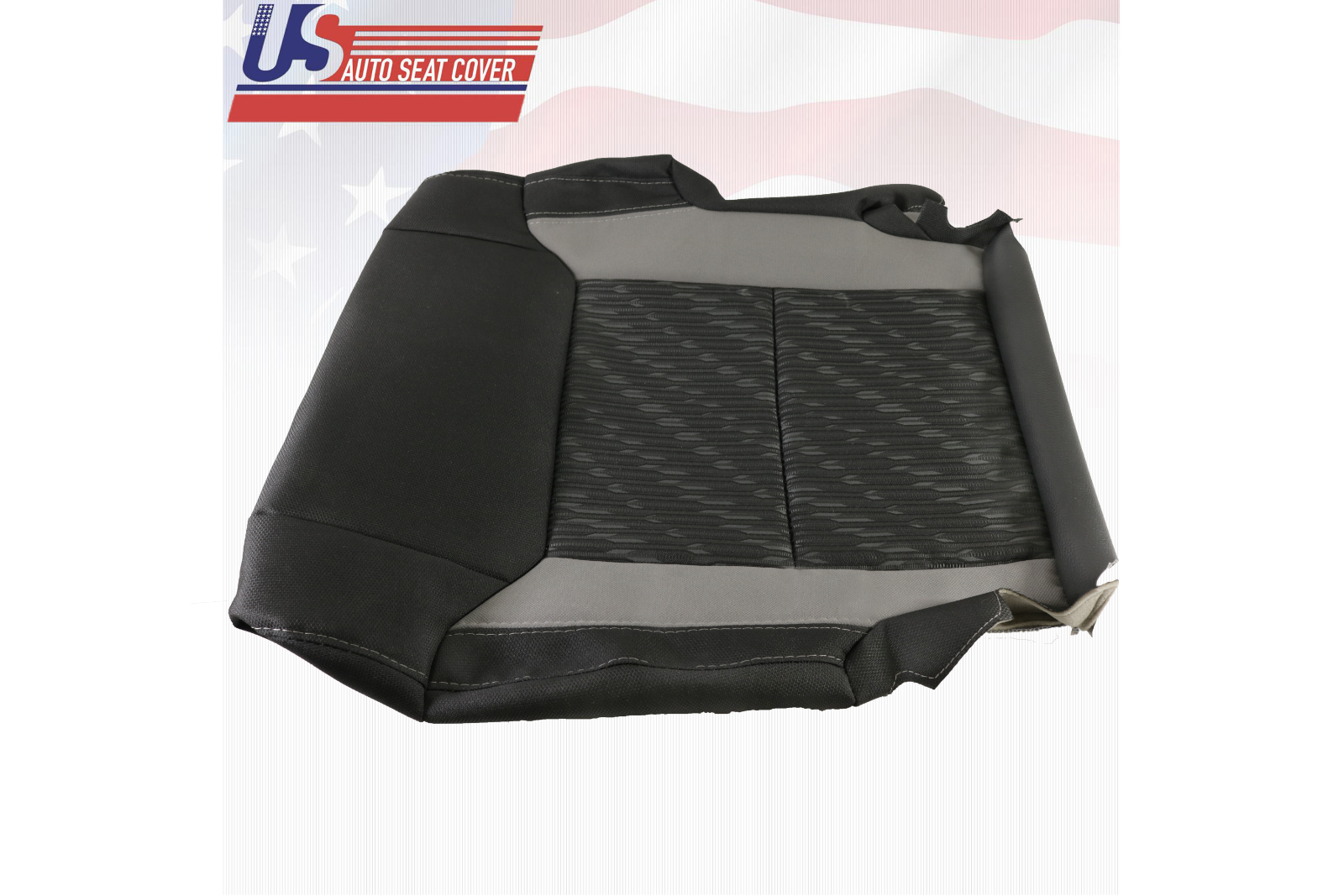 For 2014 - 2020 Toyota Tundra Driver Bottom Replacement Cloth Seat Cover Black