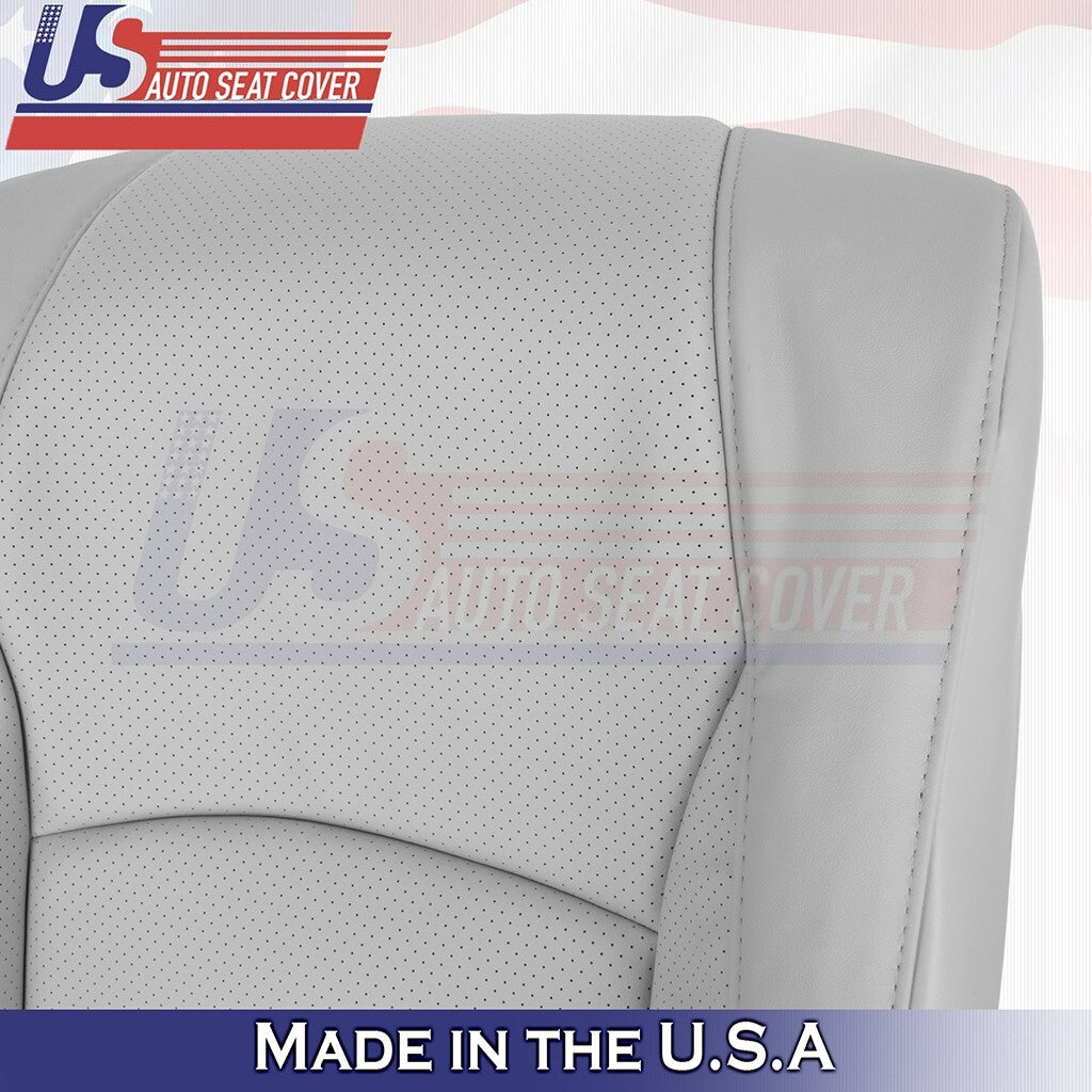 2003 to 2009 Fits Lexus RX330 Passenger Top& Bottom Synthetic Leather Cover Gray