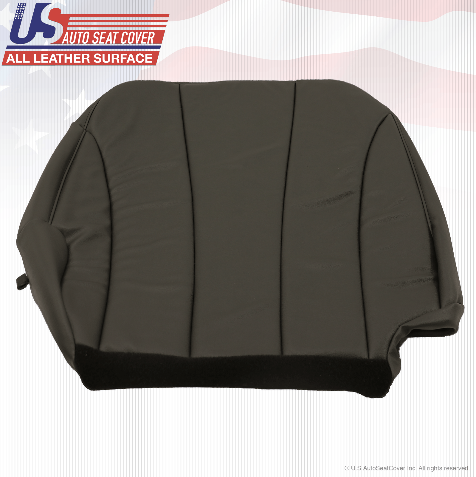 1999 GMC Sierra 1500 2500 Work Truck Driver Bottom Vinyl Seat Cover Dark Gray