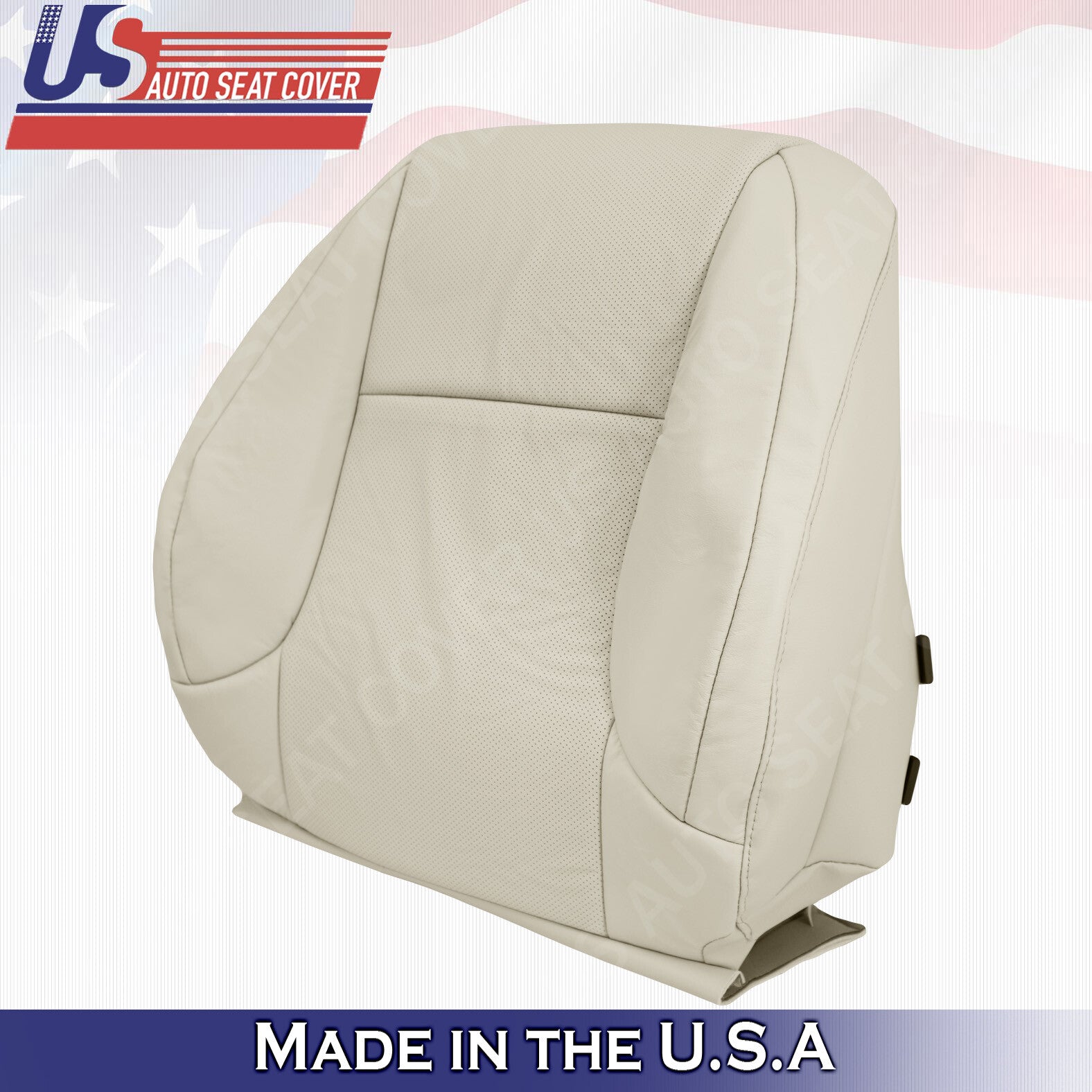Fits 2010 - 2017 Lexus GX460 Passenger Top Perf. Leather Seat Cover Light TAN