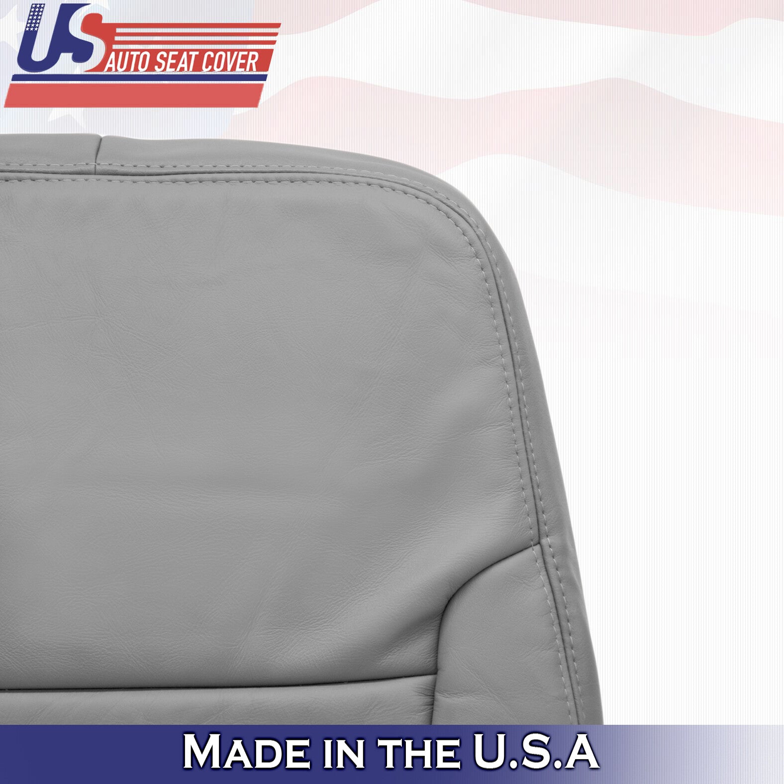 Front Top Lean Back Seat Cover Gray  Fits for 2001 2002 2003 2004 TOYOTA TUNDRA