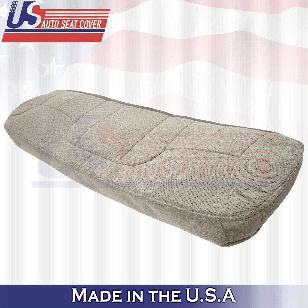 1995 to 2000 Fits GMC Sierra 1500 2500 Rear Bench Bottom Cloth Seat Cover Tan