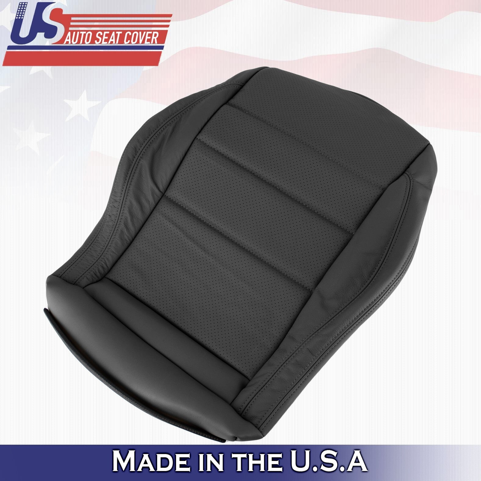2012 to 2016 For Mercedes Benz C350 2Door Driver Bottom Leather Cover Black