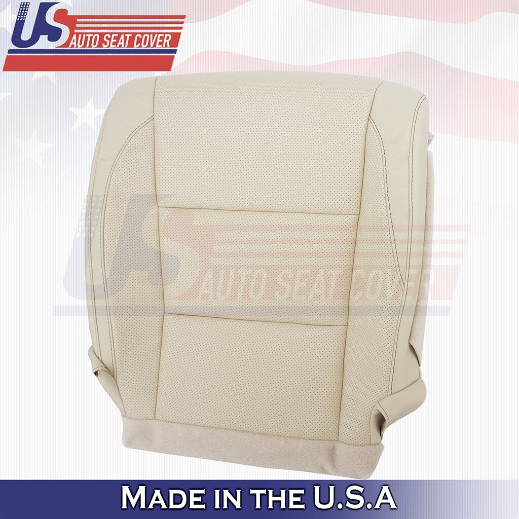 2018 2019 Fits Toyota Highlander Driver Top & Bottom Leather Seat Cover Tan