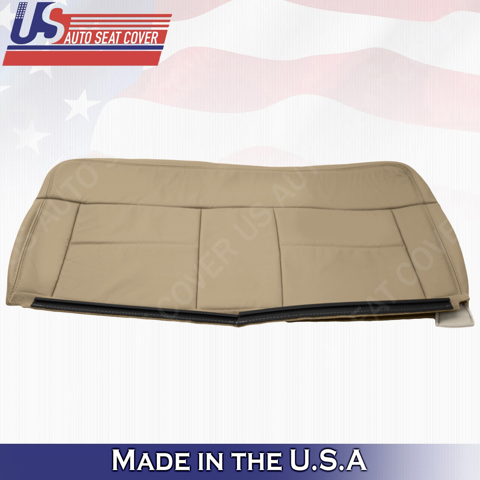 Rear DRIVER Bottom Leather Cover Tan 2005 2006 2007 2008 Ford F150 Lariat