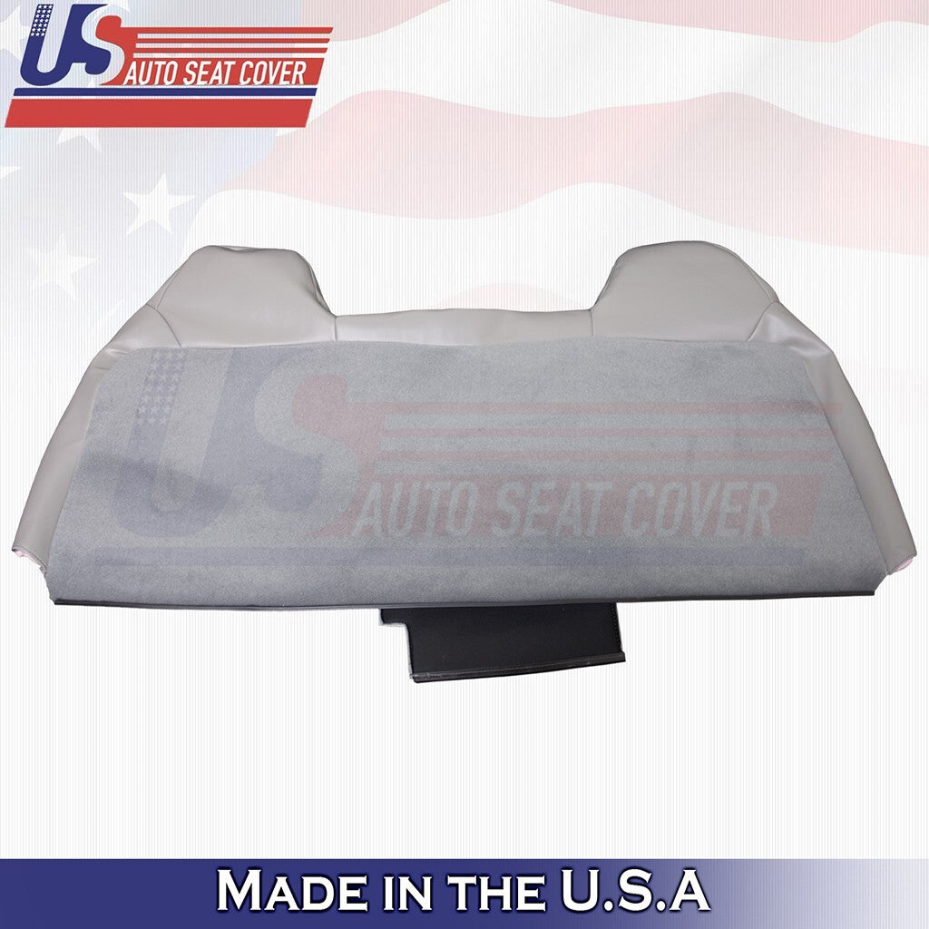 1994 to 1997 Fits Ford F450 XLT Rear Bench Top & Bottom Vinyl Seat Cover Gray