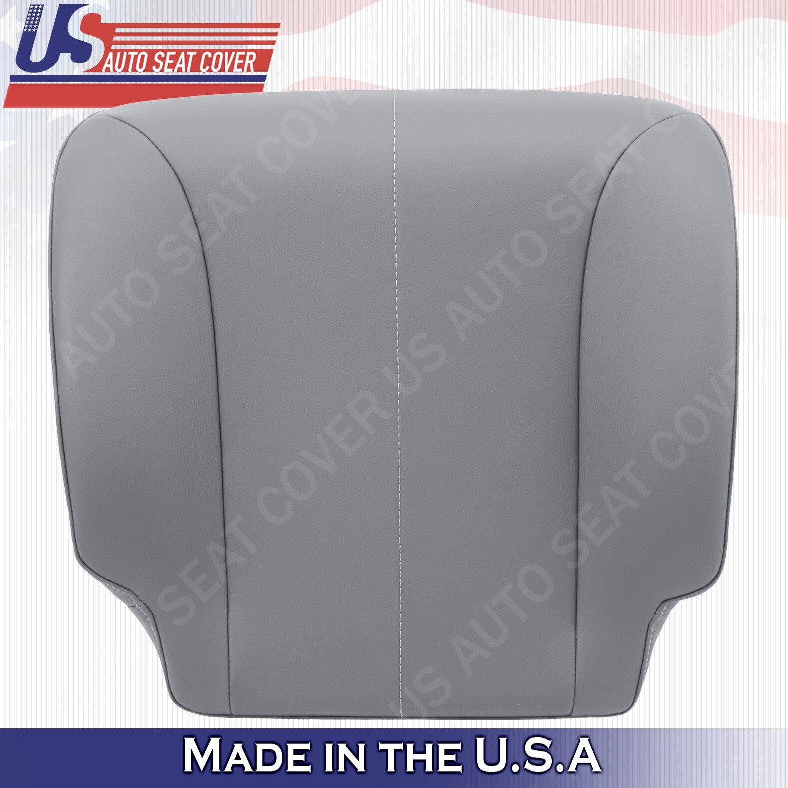 2002-2007 international air ride driver bottom vinyl seat cover in gray