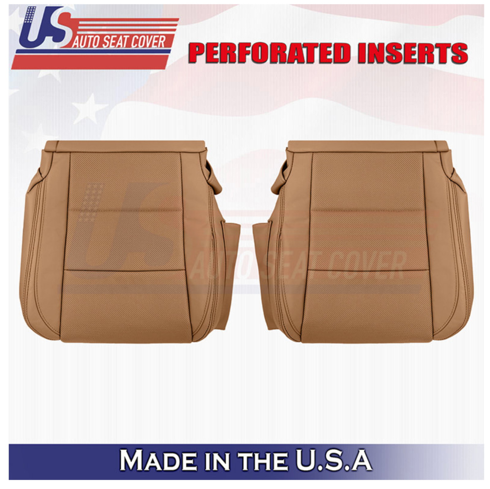 2013 to 2020 For Lexus GS350 Front Driver &Passenger Bottom Leather Cover Flaxen