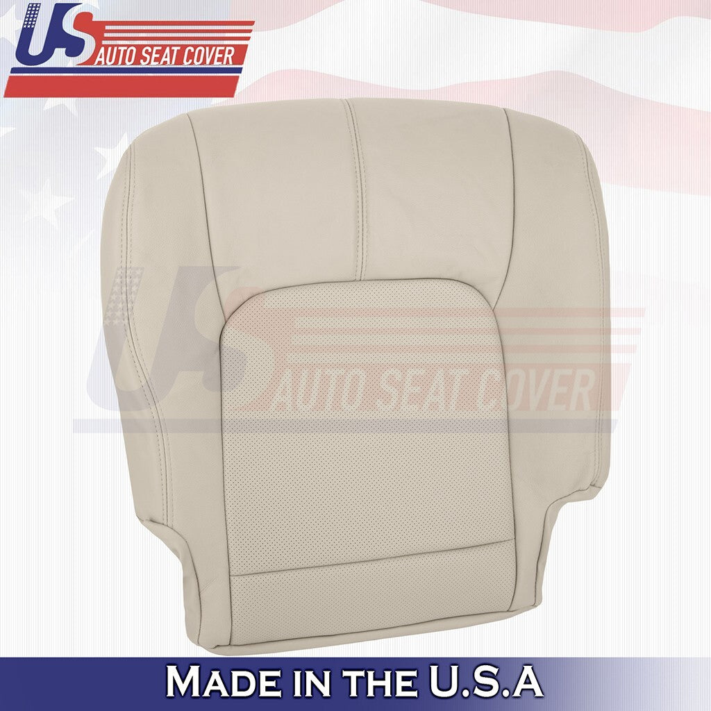2009 to 2014 Fits Nissan Murano Passenger Bottom Leather Seat Cover Tan