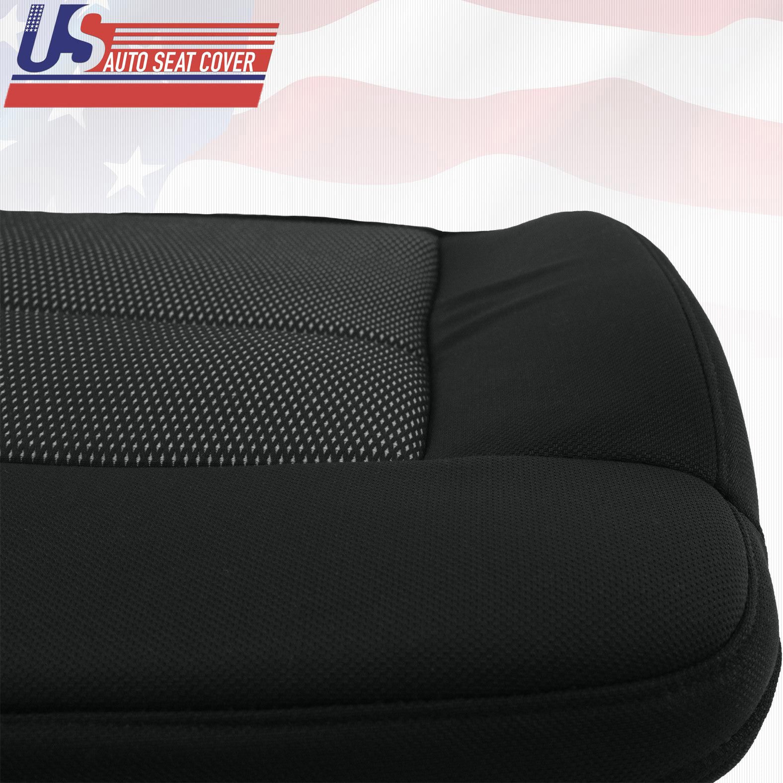 2004 2005 2006 Fits Ford F150 Driver Bottom Cloth Replacement Seat Cover Black