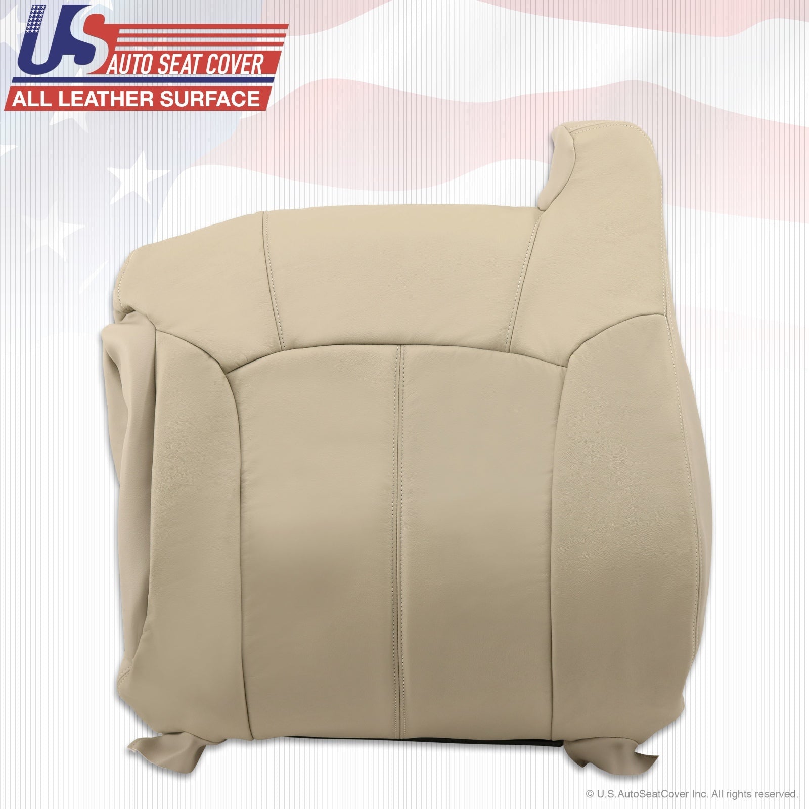 1999 2000 2001 2002 Chevy Tahoe Suburban Upholstery leather seat cover Light Tan