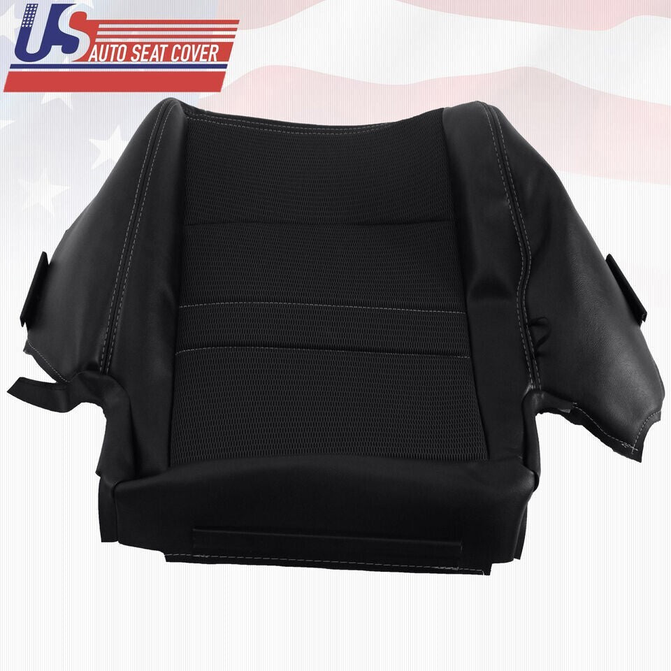 2011 2012 For Dodge Ram Sport Passenger Bottom &Top Cloth/Vinyl Cover Dk Gray