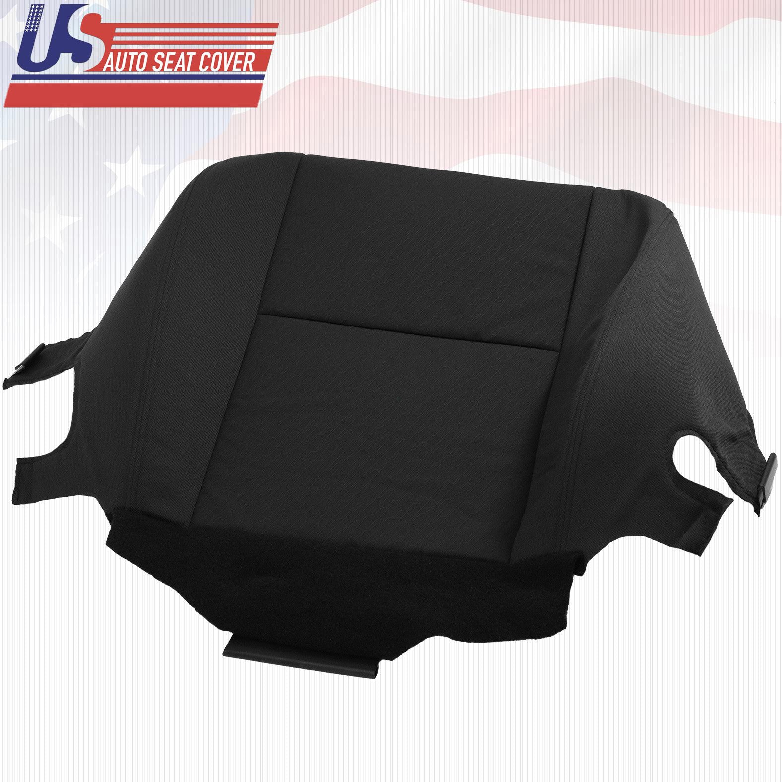 2011 2012 Chevy Tahoe-Suburban Driver Bottom Replacement Cloth Seat Cover Black