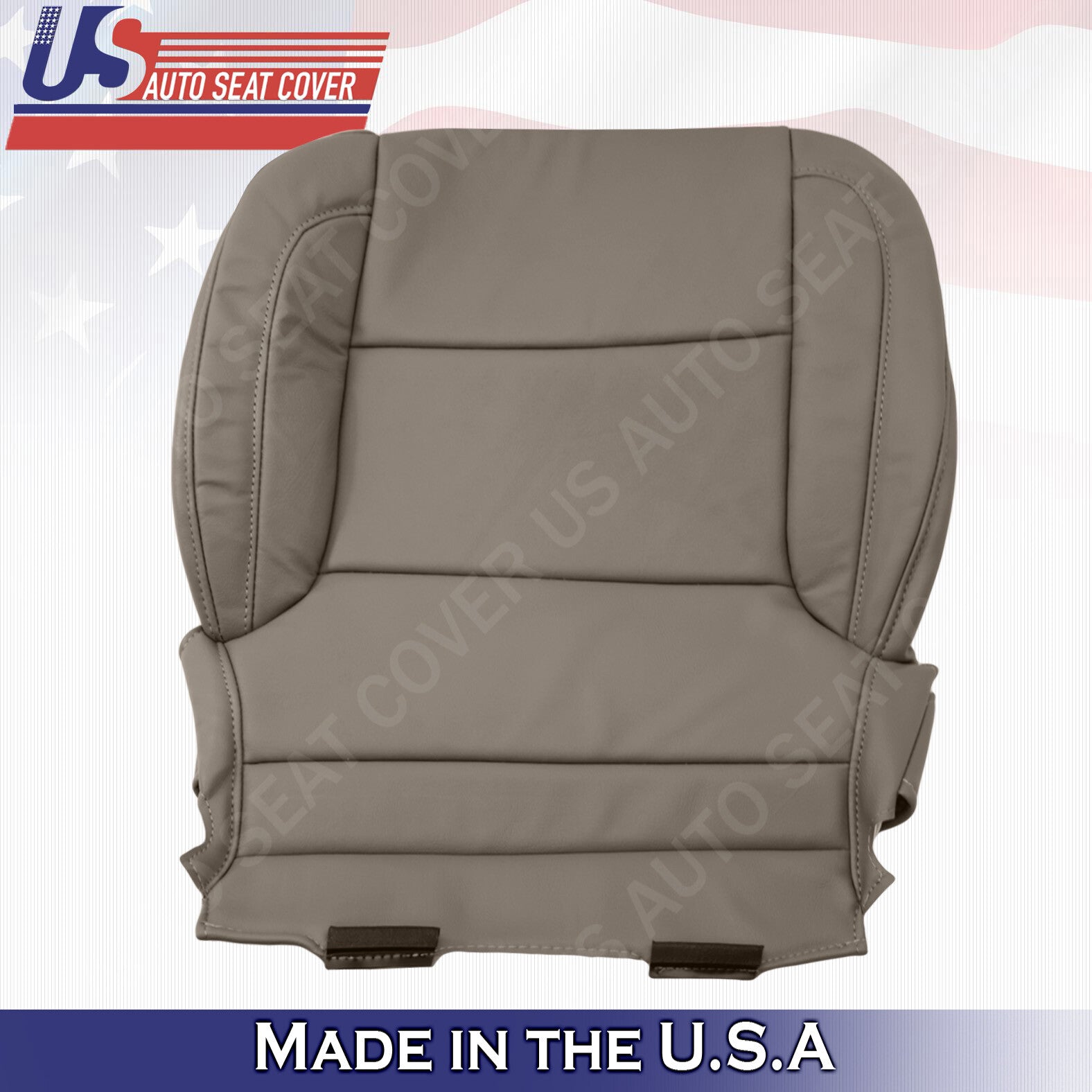 Driver Bottom Leather Seat Cover 2015 -2018 Chevy/GMC Tahoe, Suburban, Yukon TAN