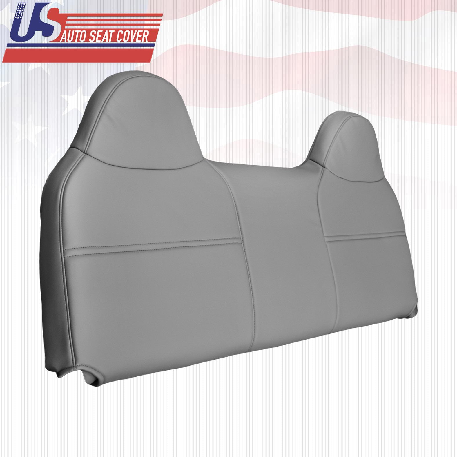 2003 to 2007 Fits Ford F250 XL Upper Top Bench Replacement Vinyl Seat Cover Gray