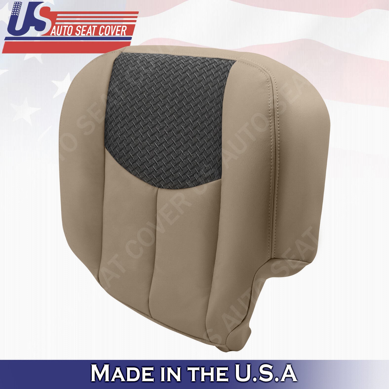 2003 2004 2005 2006 Chevy Avalanche Driver Passenger Leather/Cloth Cover Neutral