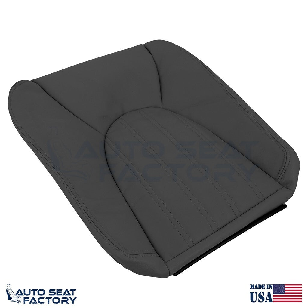 Replacement 1997 - 2000 Jaguar XK8 PASSENGER Bottom Black Leather Seat Covers
