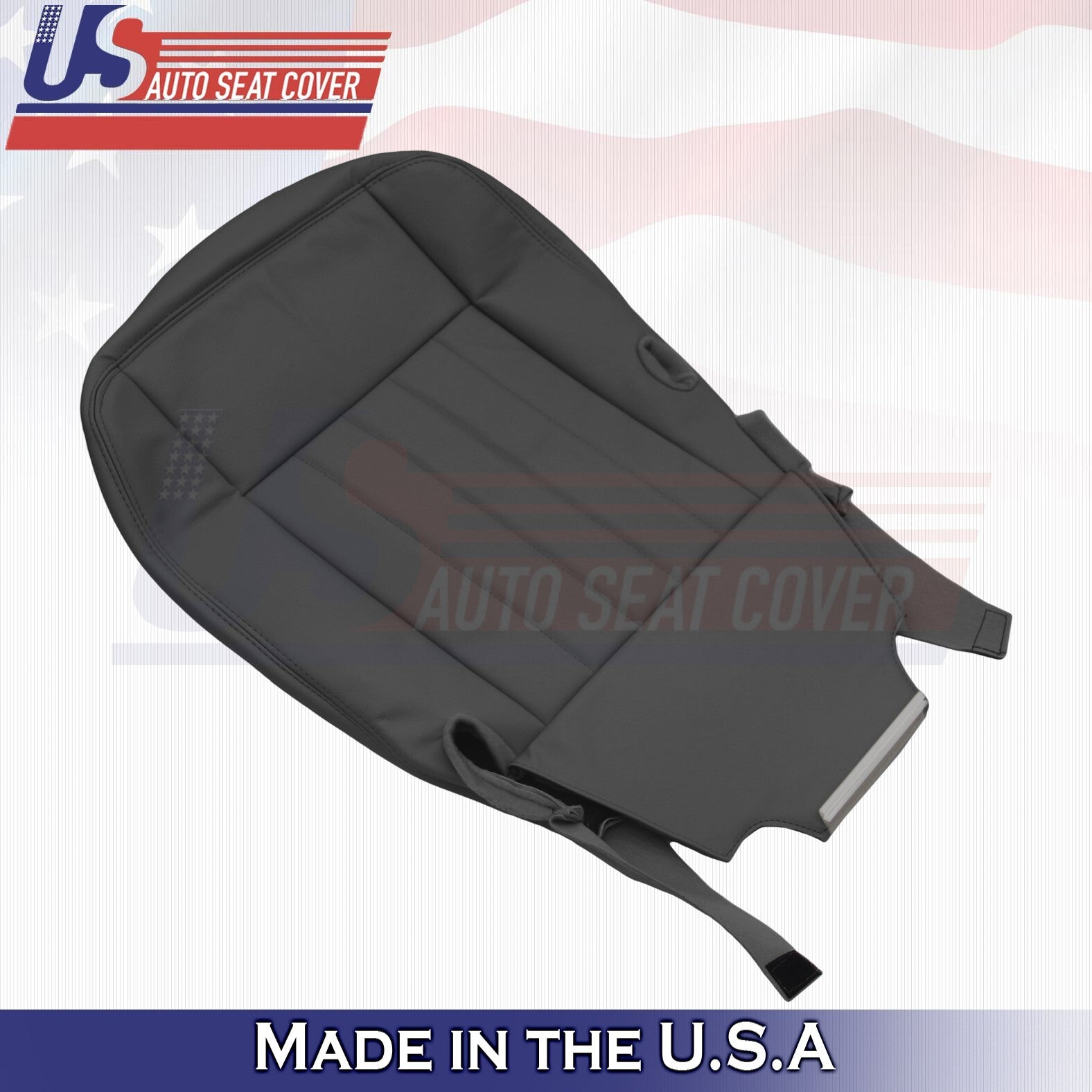 2003 2004 2005 Fits Lincoln Town Car Driver Bottom Leather Seat Cover Black