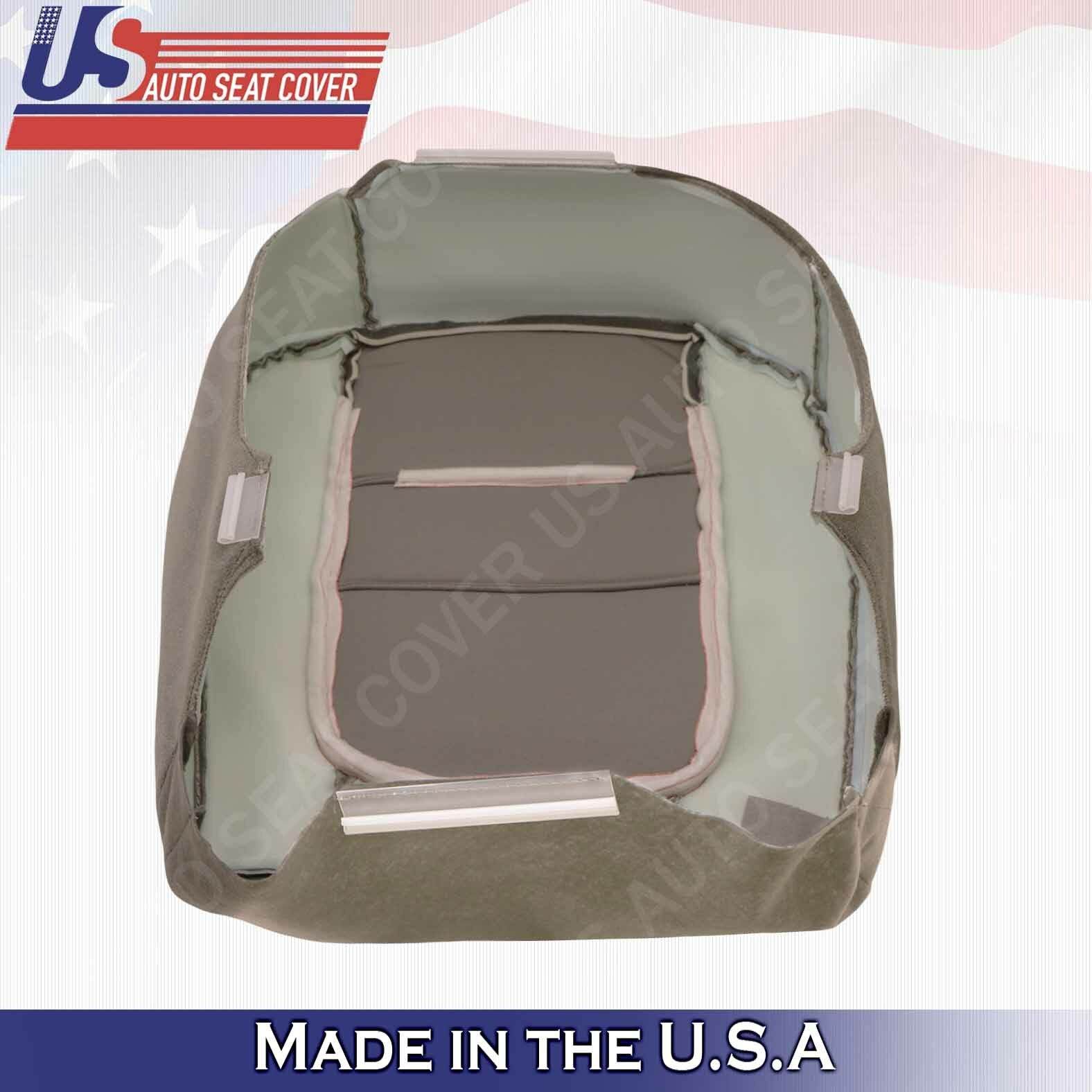 2001 Ford F250 F350 F450 F550 XLT PASSENGER Bottom Cloth Seat Cover 2-Tone Tan
