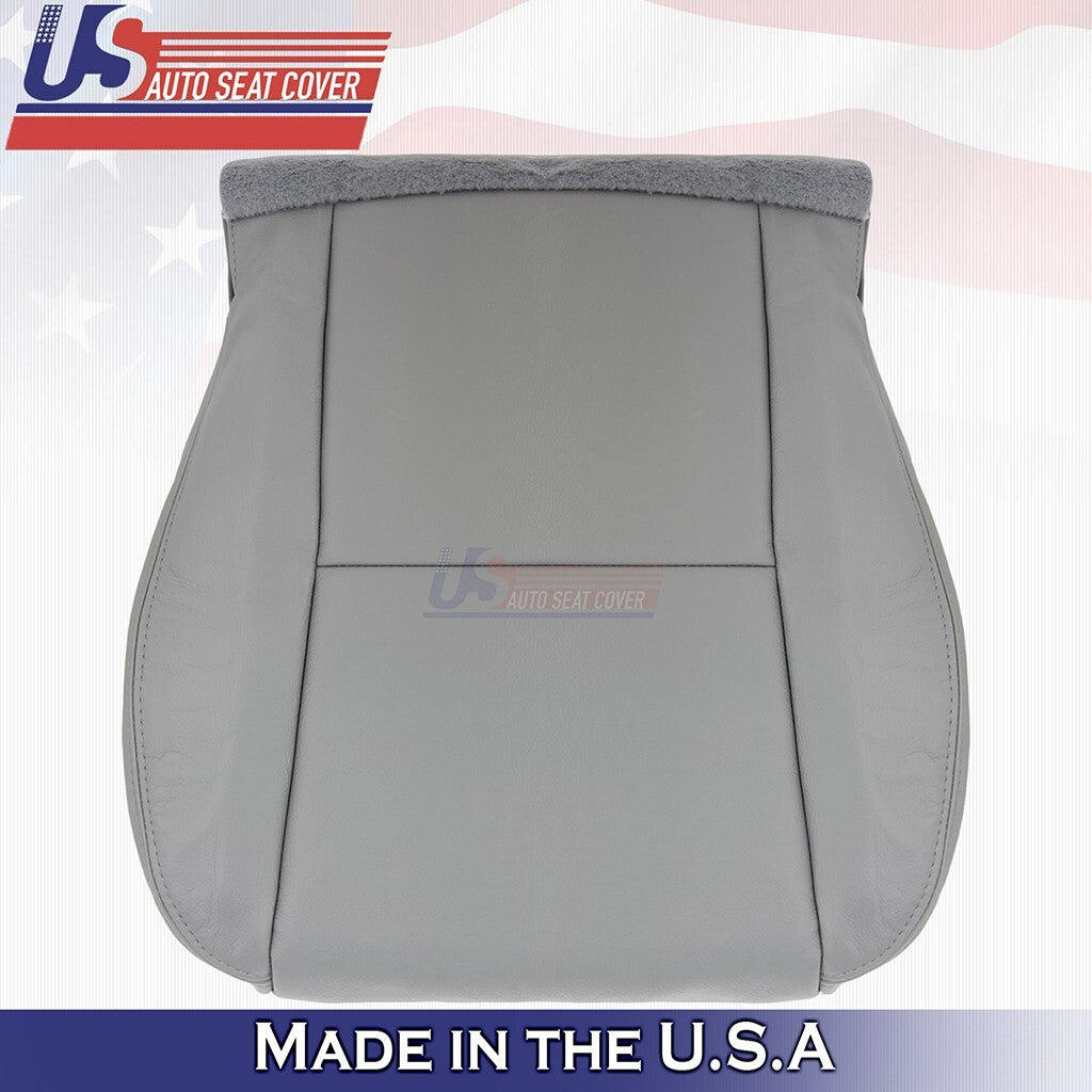 2002-2006 Fits Toyota Camry Driver Side Bottom Leather Seat Cover Gray