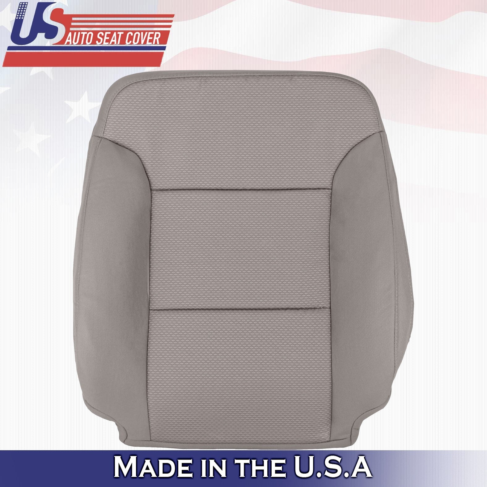 2014 to 2018 For Chevy Silverado 1500 Driver Side Top Cloth Seat Cover Tan