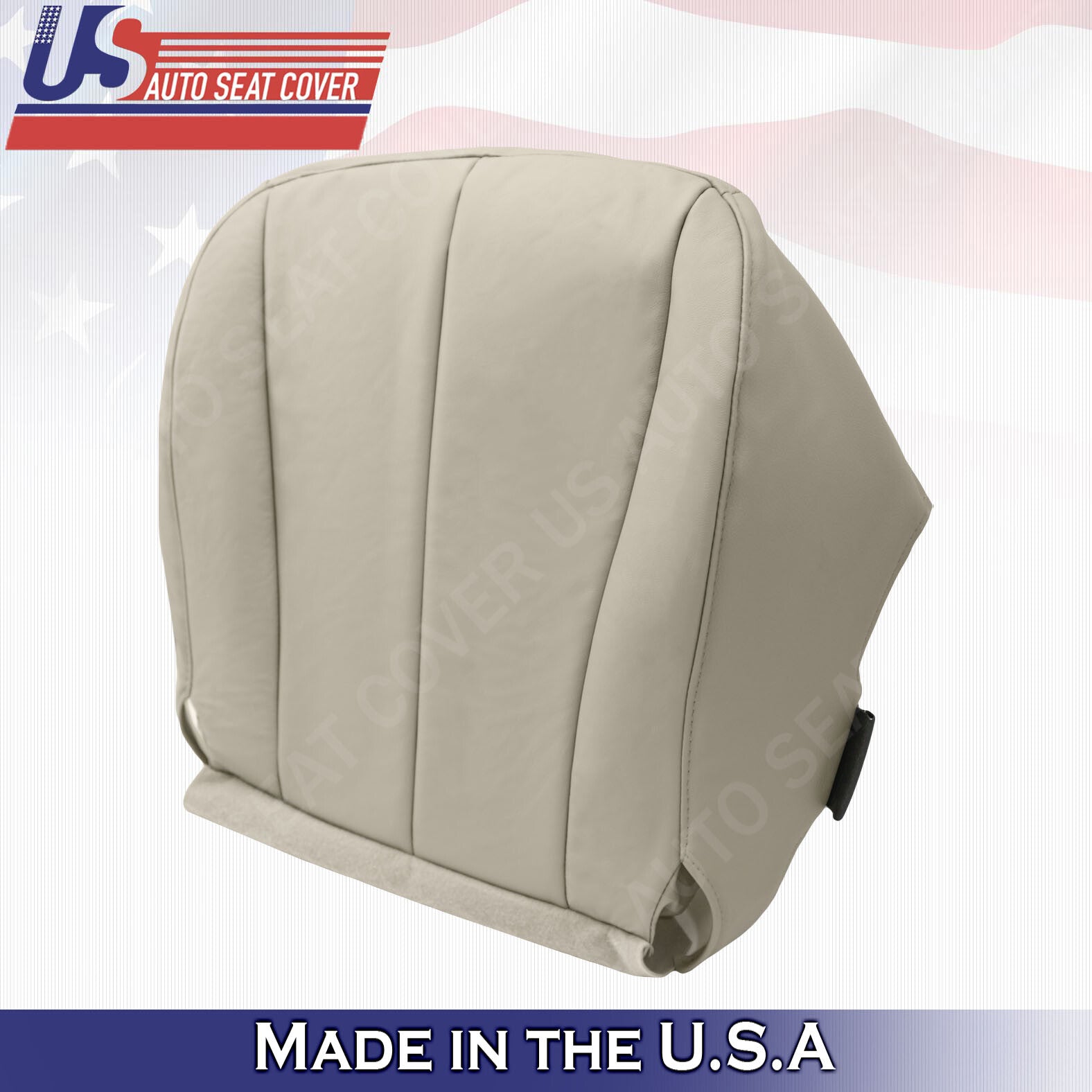 2007 to 2011 For Toyota Camry Driver Side Bottom Leather Seat Cover in Tan