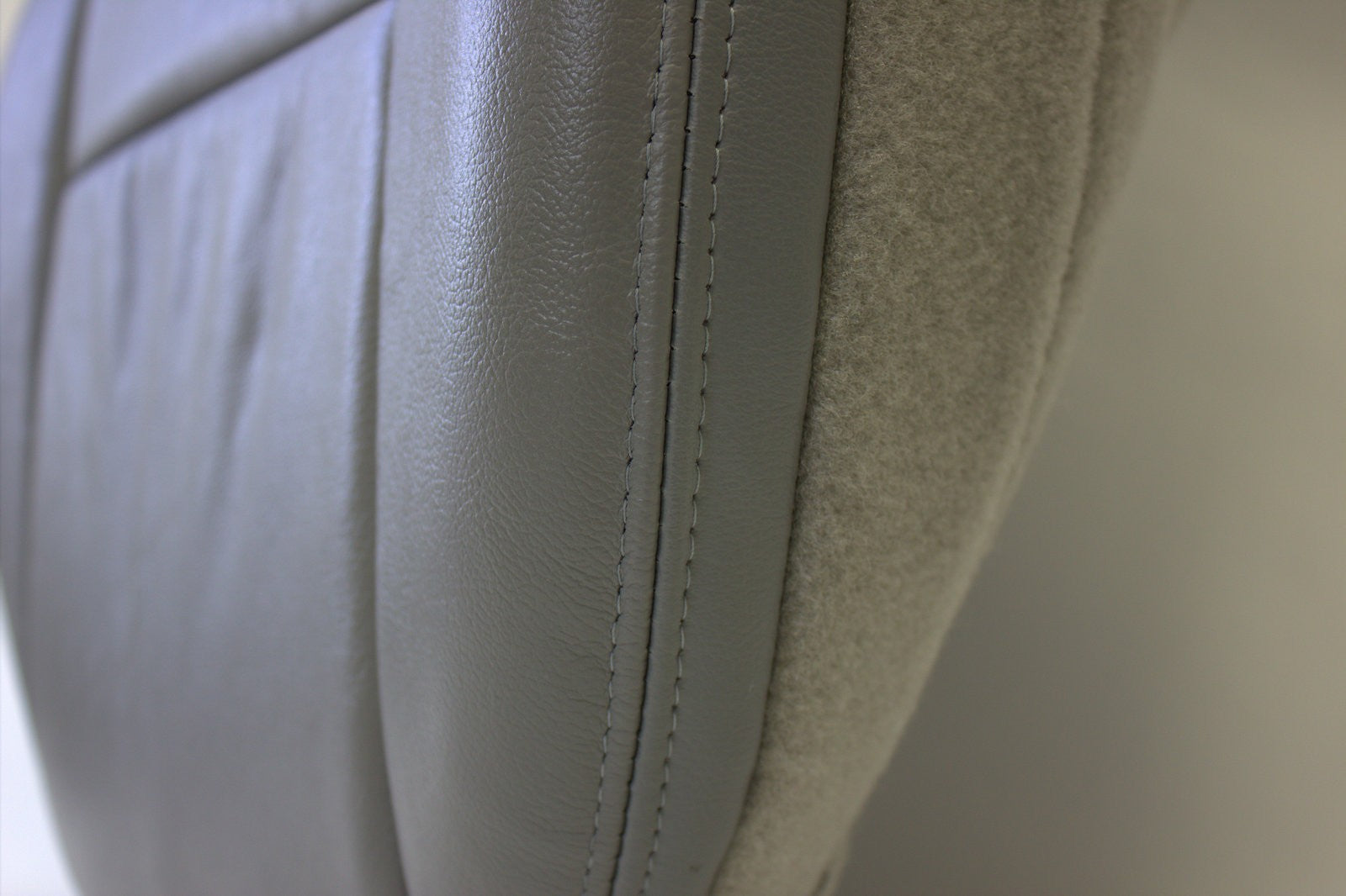 04 05 2006 2007 2008 Ford F150 Lariat Driver Bottom Seat Cover Flint Gray Vinyl