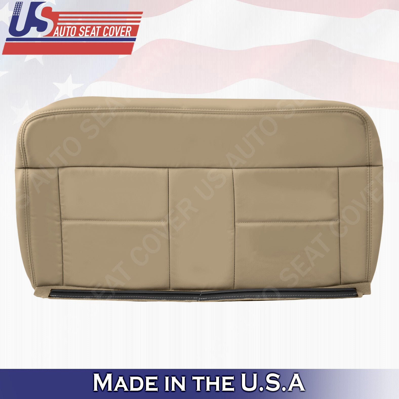 Rear DRIVER Bottom Leather Cover Tan 2005 2006 2007 2008 Ford F150 Lariat