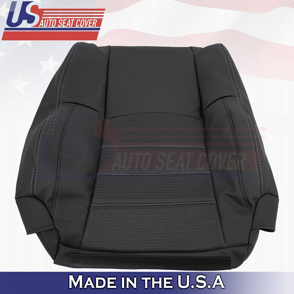 2011 2012 Fits Dodge Ram Sport Passenger Top Cloth/Vinyl Seat Cover Dark Gray