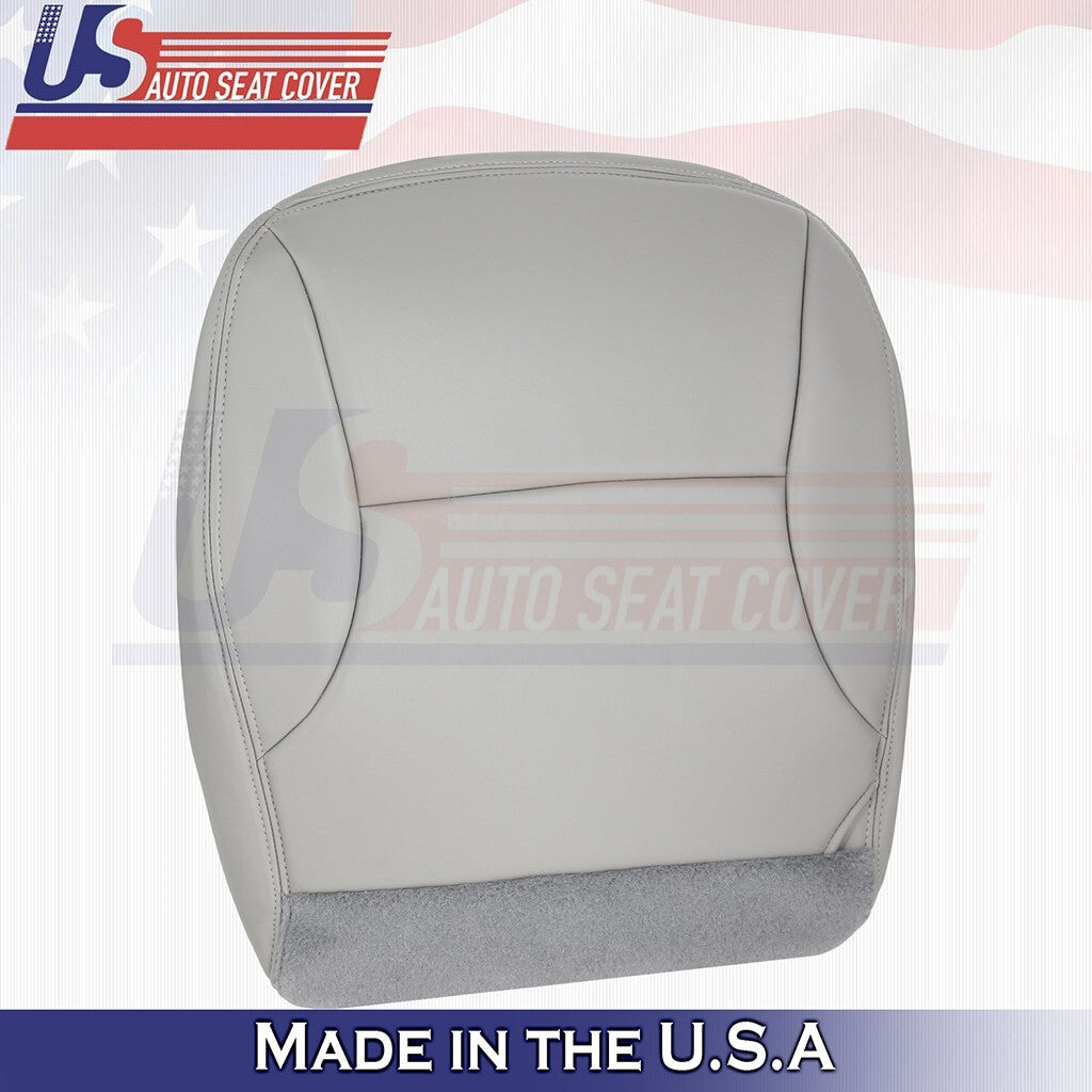 Driver&Passenger Bottoms Leather Seat Covers Gray For 1997 1998 Ford F150 Lariat