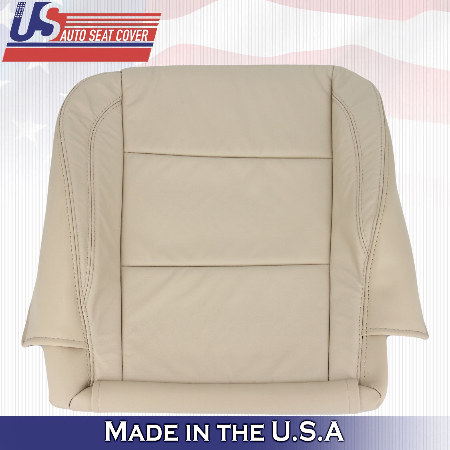 2004 - 2010 For Infinity QX56 Driver Side Bottom Leather Seat Cover in Tan