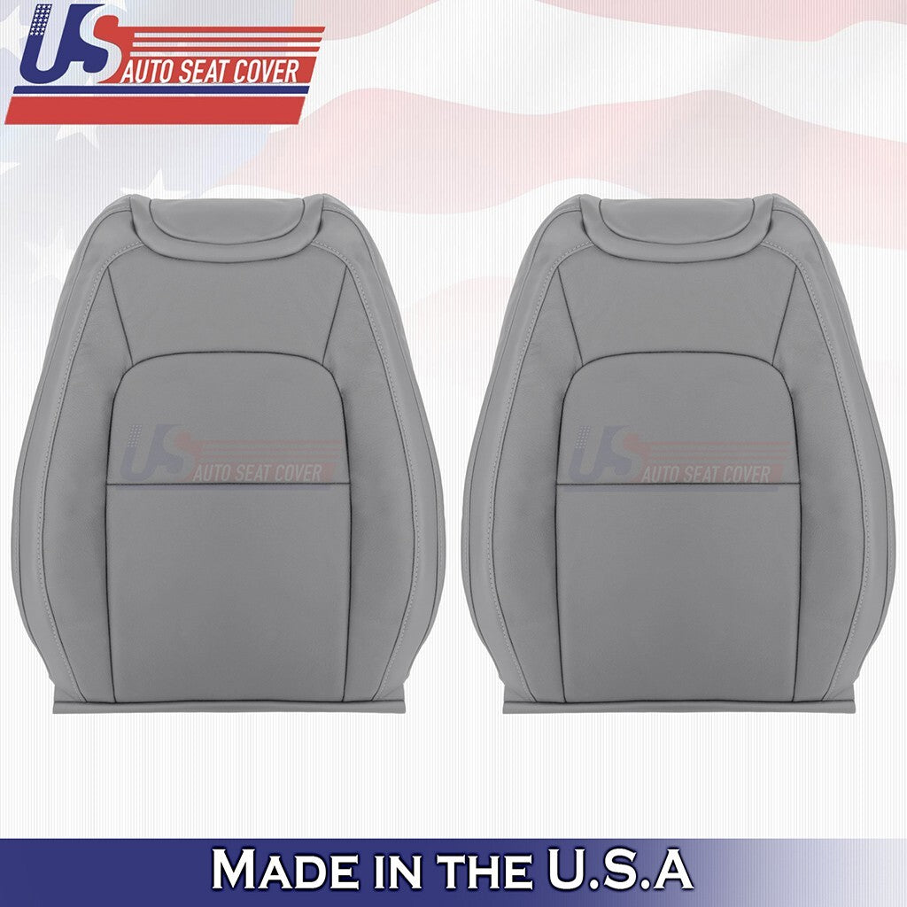 2015 to 2022 Fits GMC Canyon SLT Driver & Passenger Tops Vinyl Cover Gray
