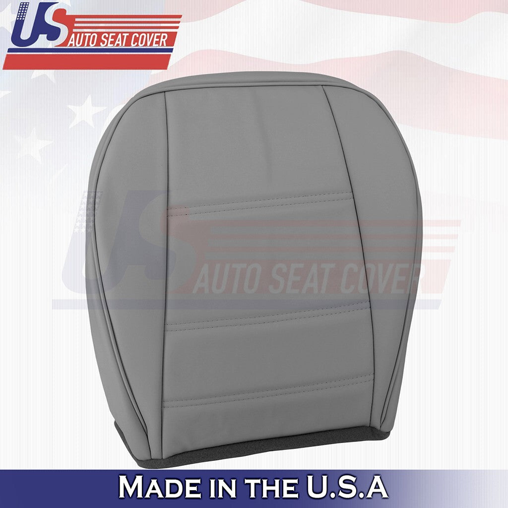 1999-2004 FOR Ford MUSTANG V6 Driver & Passenger Bottoms&Tops Leather Cover Gray