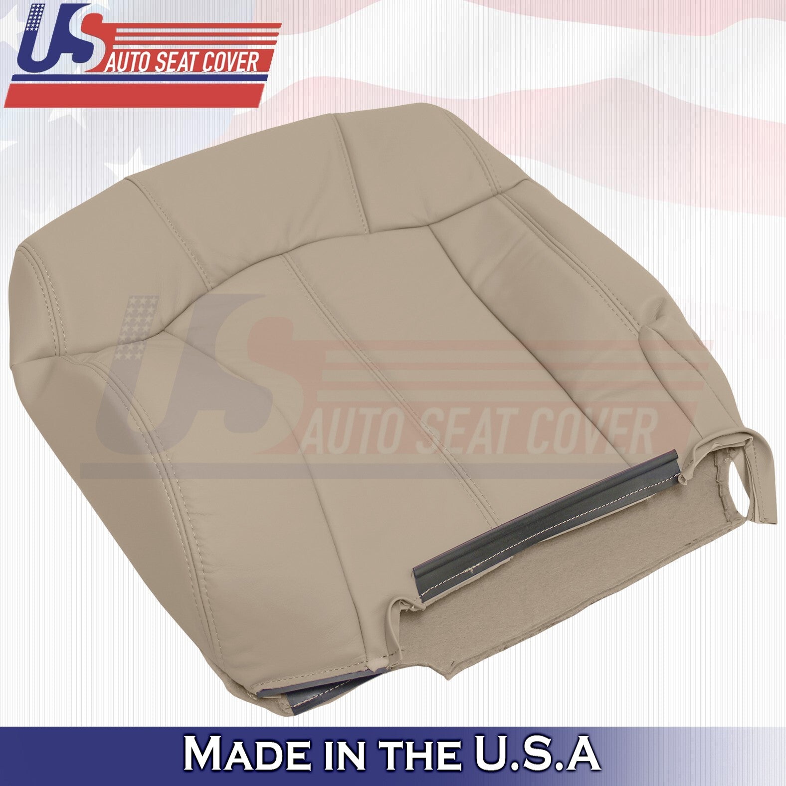 1999 to 2002 For Chevy Tahoe 2nd Row Driver &Passenger Tops Leather Covers Tan