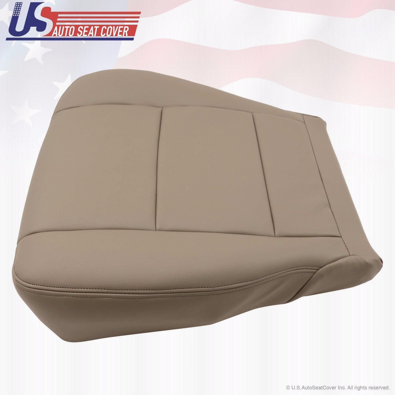 Fits 2001-2004 TOYOTA TUNDRA SEQUOIA Passenger Bottom Leather Seat Cover Tan