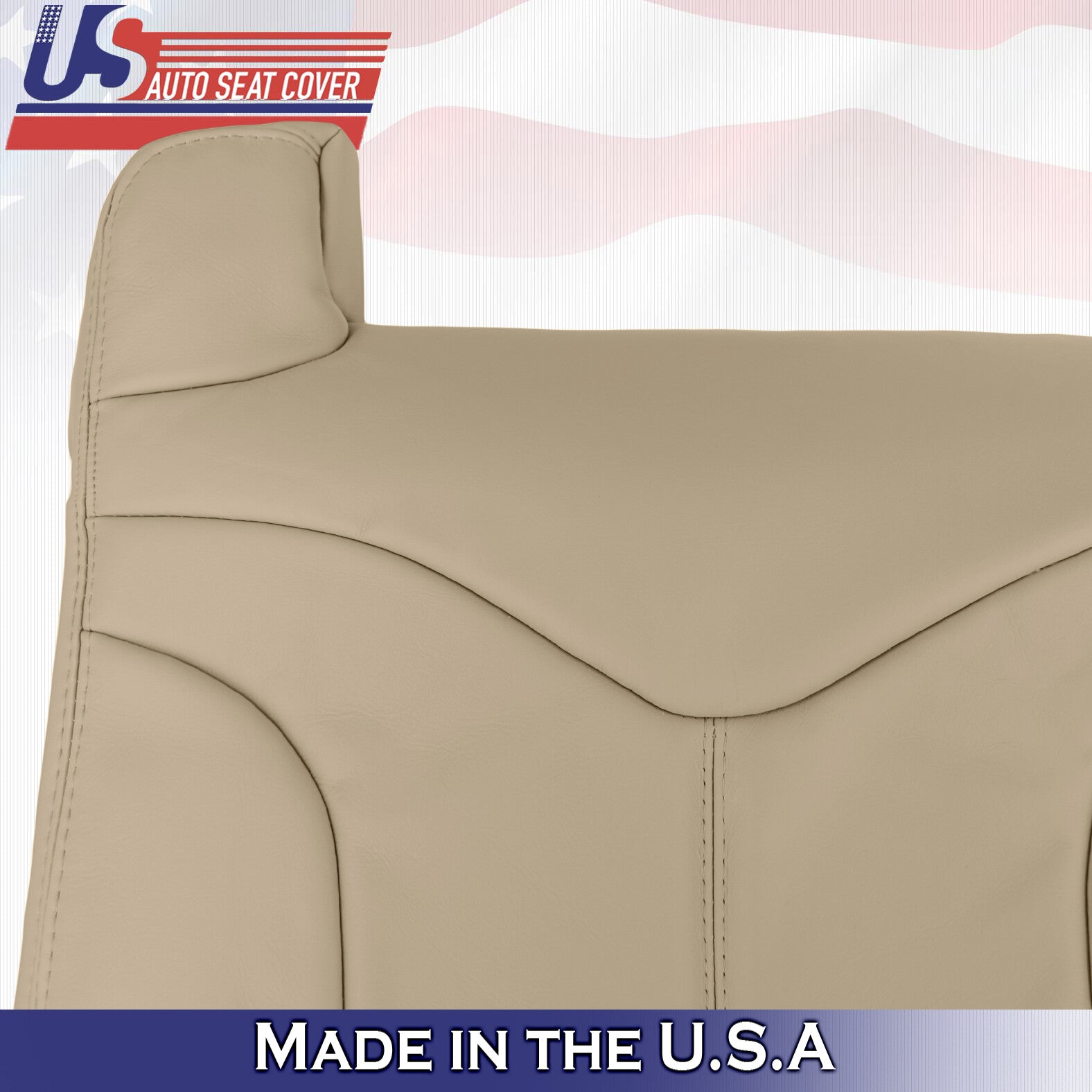 1999 2000 For GMC Yukon XL SLT SLE Passenger Top & Bottom 2x Leather Covers Tan