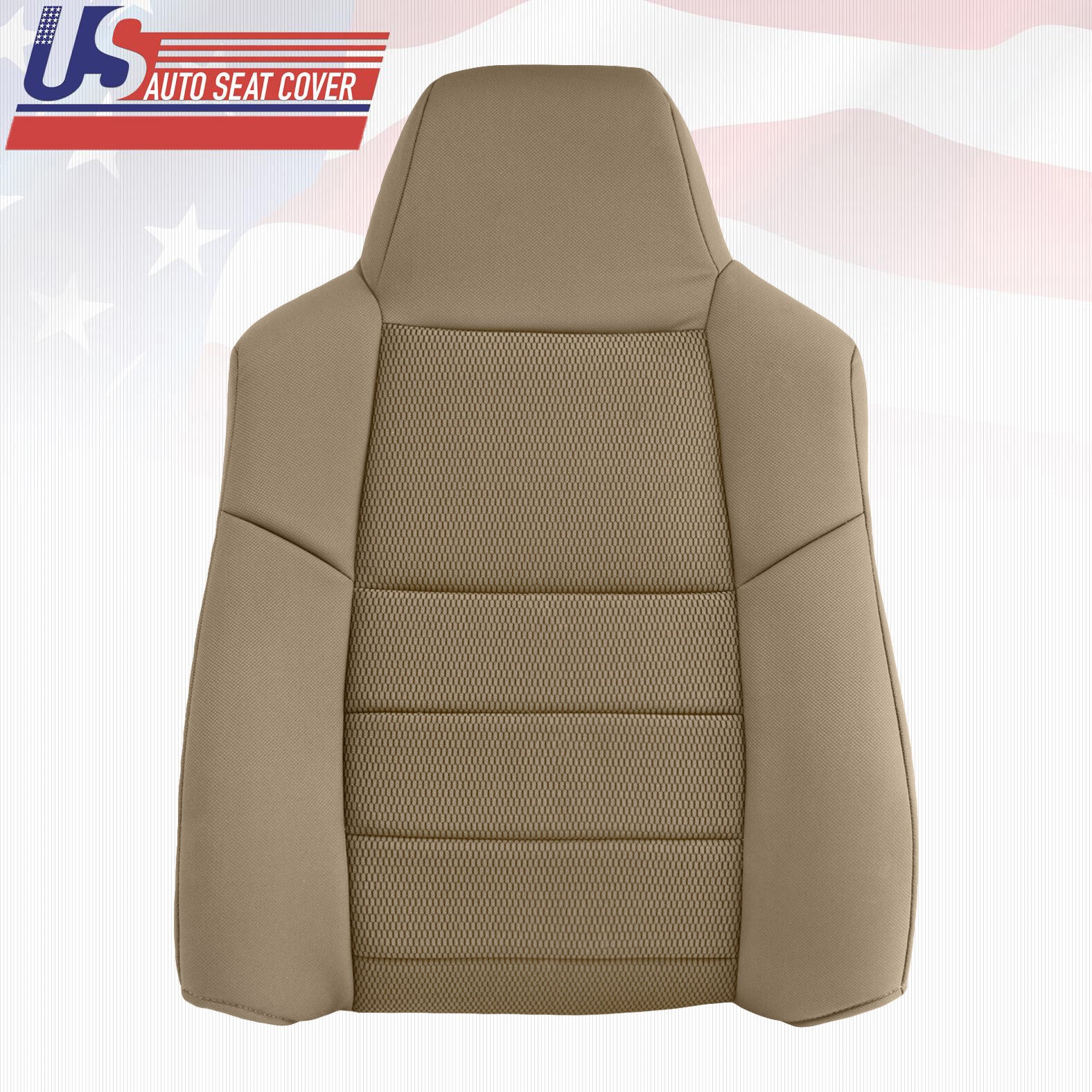 2003 2004 2005 Ford F250 F350 Driver Top Cloth Seat Cover Pebble Tan