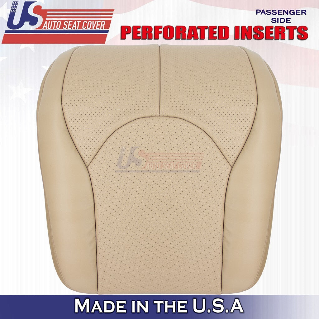 1996 to 2002 For Mercedes Benz SL500 Passenger Bottom Leather Perf Cover Tan
