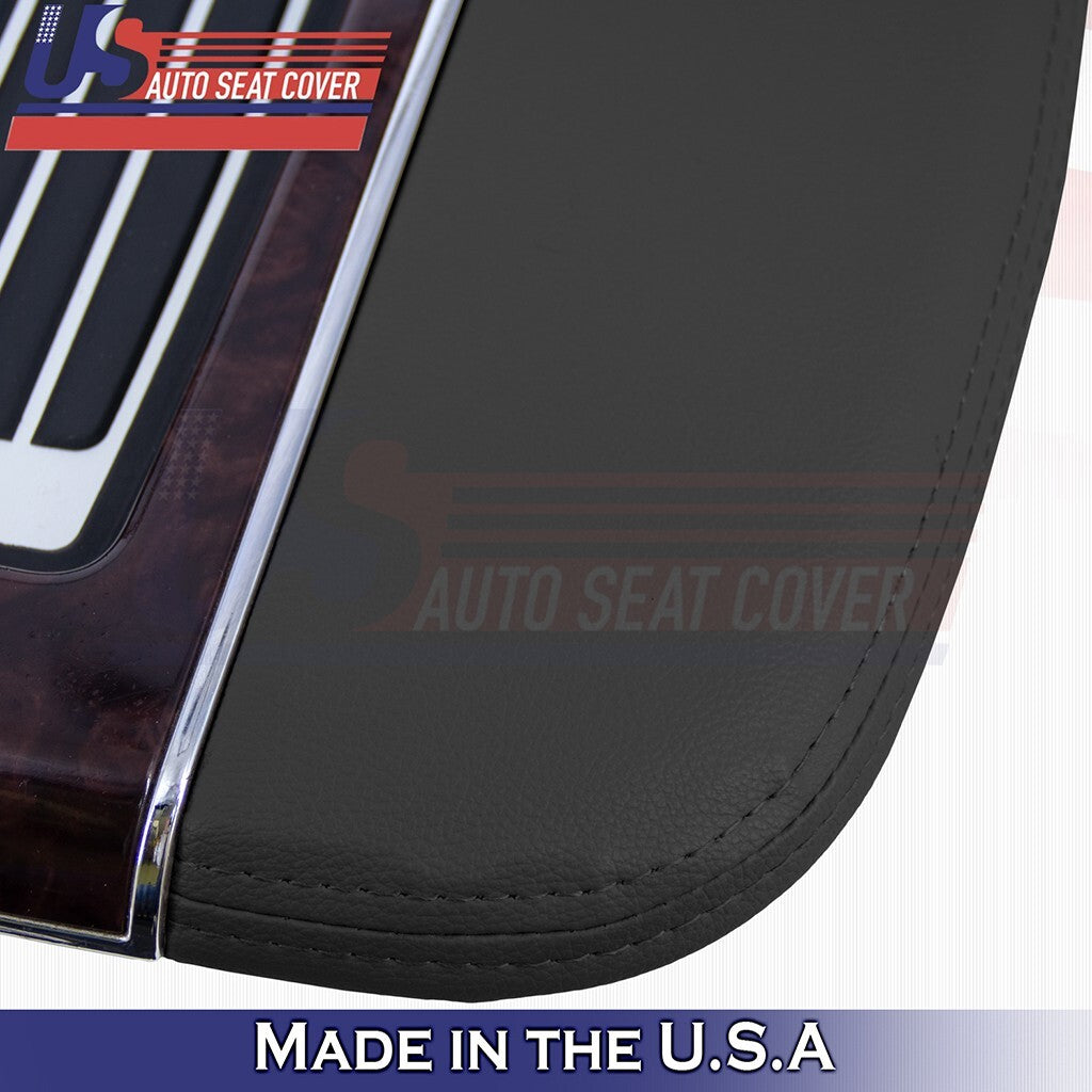 2012 2013 2014 For Cadillac Escalade ESV Center Console Lid Leather Cover Black