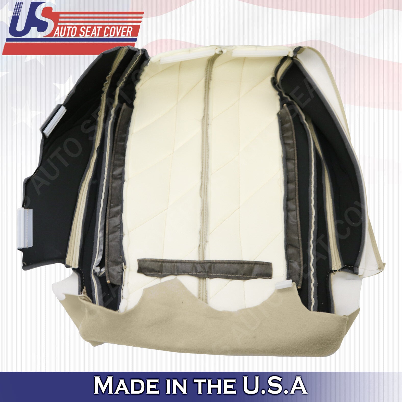 2009 to 2017 For Infinity FX35 FX37 Passenger Bottom Leather Seat Cover Tan