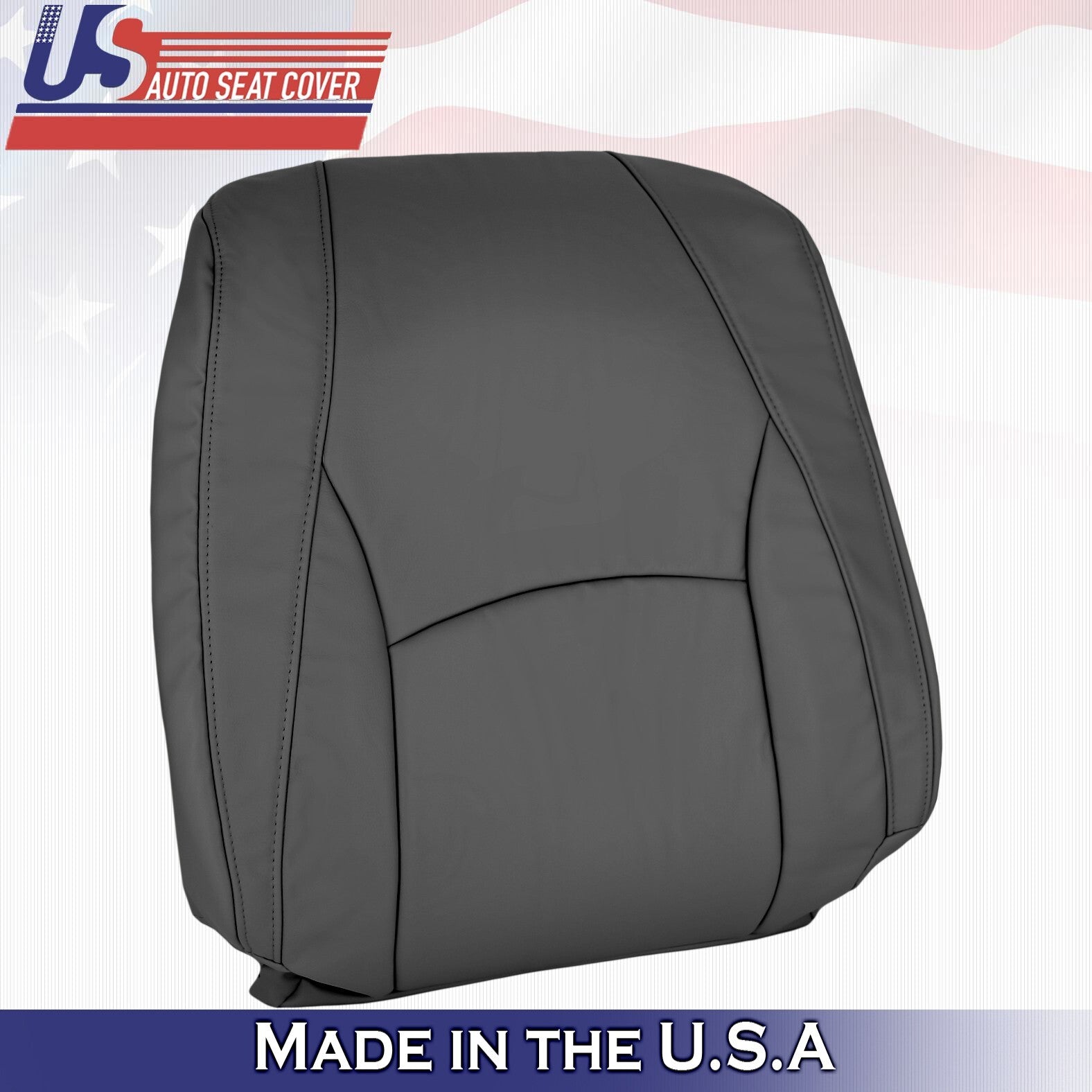 2004 2005 For Lexus RX350 RX330 RX400 Driver & Passenger Top Leather Covers BLK