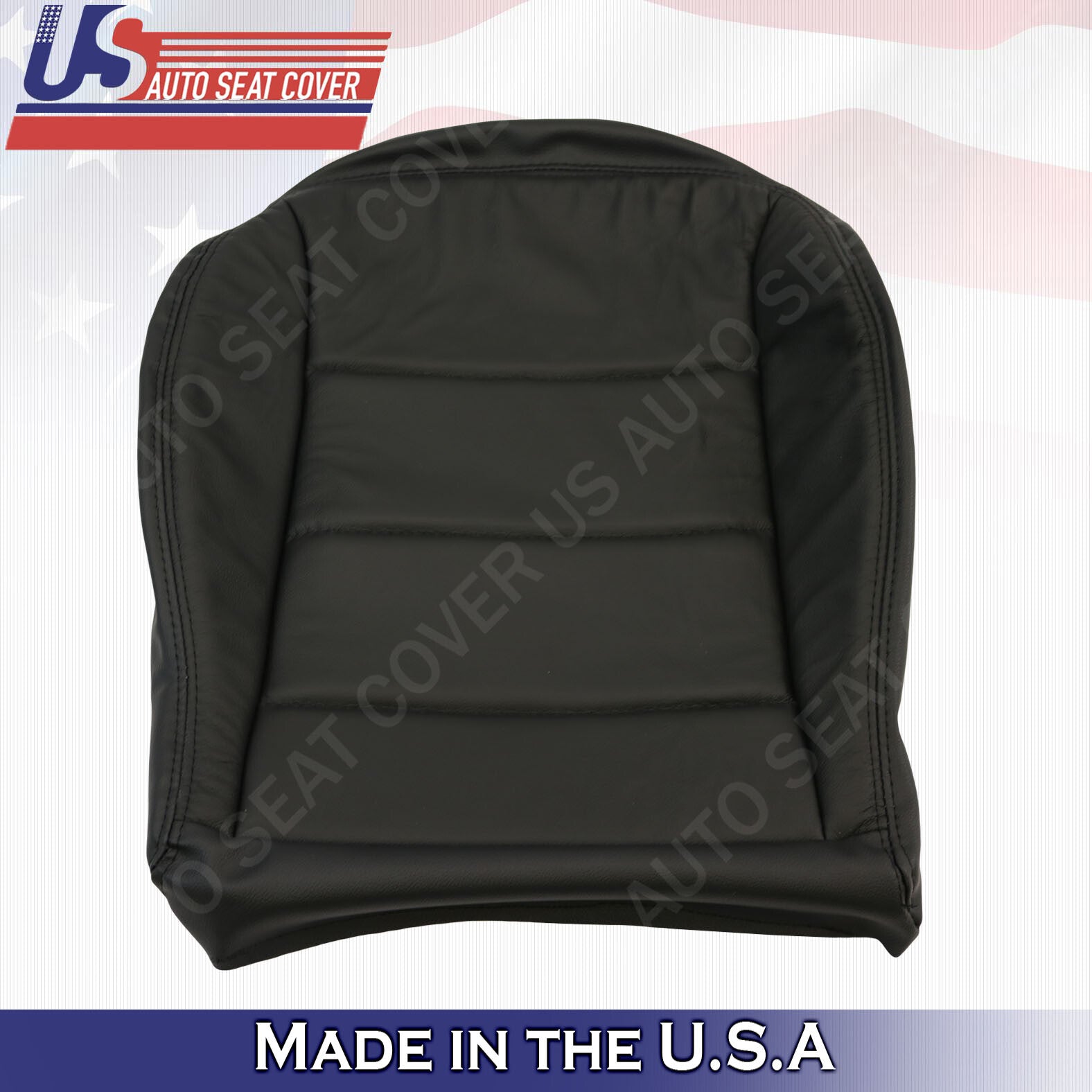 For 1999 TO 2004 Volkswagen Jetta PASSENGER Bottom Leather Seat Cover Black