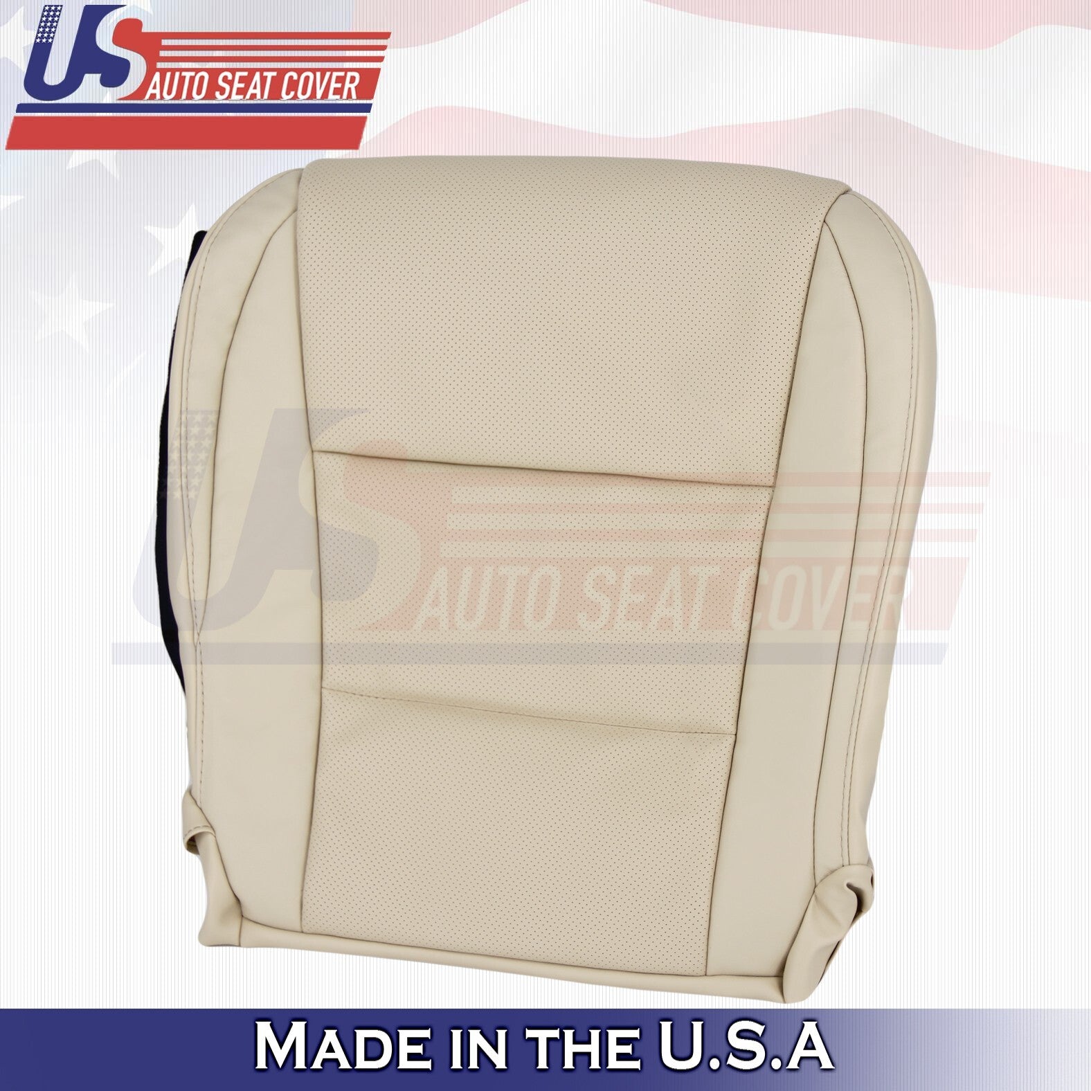 2013 to 2018 Fits Lexus ES350 Passenger Bottom Leather Seat Cover Tan