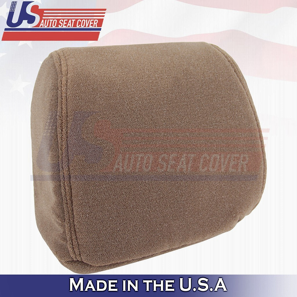 1999 to 2002 For Chevy Silverado Driver Headrest/Armrest/Top Cloth Cover Dk Tan
