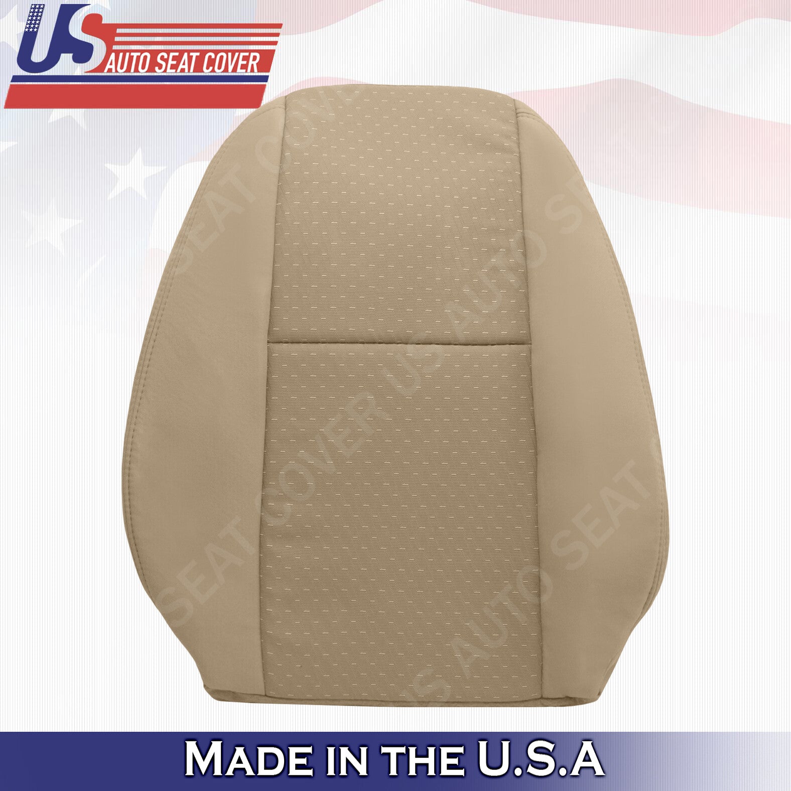 PASSENGER Top Cloth Seat Cover Tan 2009 2010 2011 2012 2013 2014 Chevy Silverado