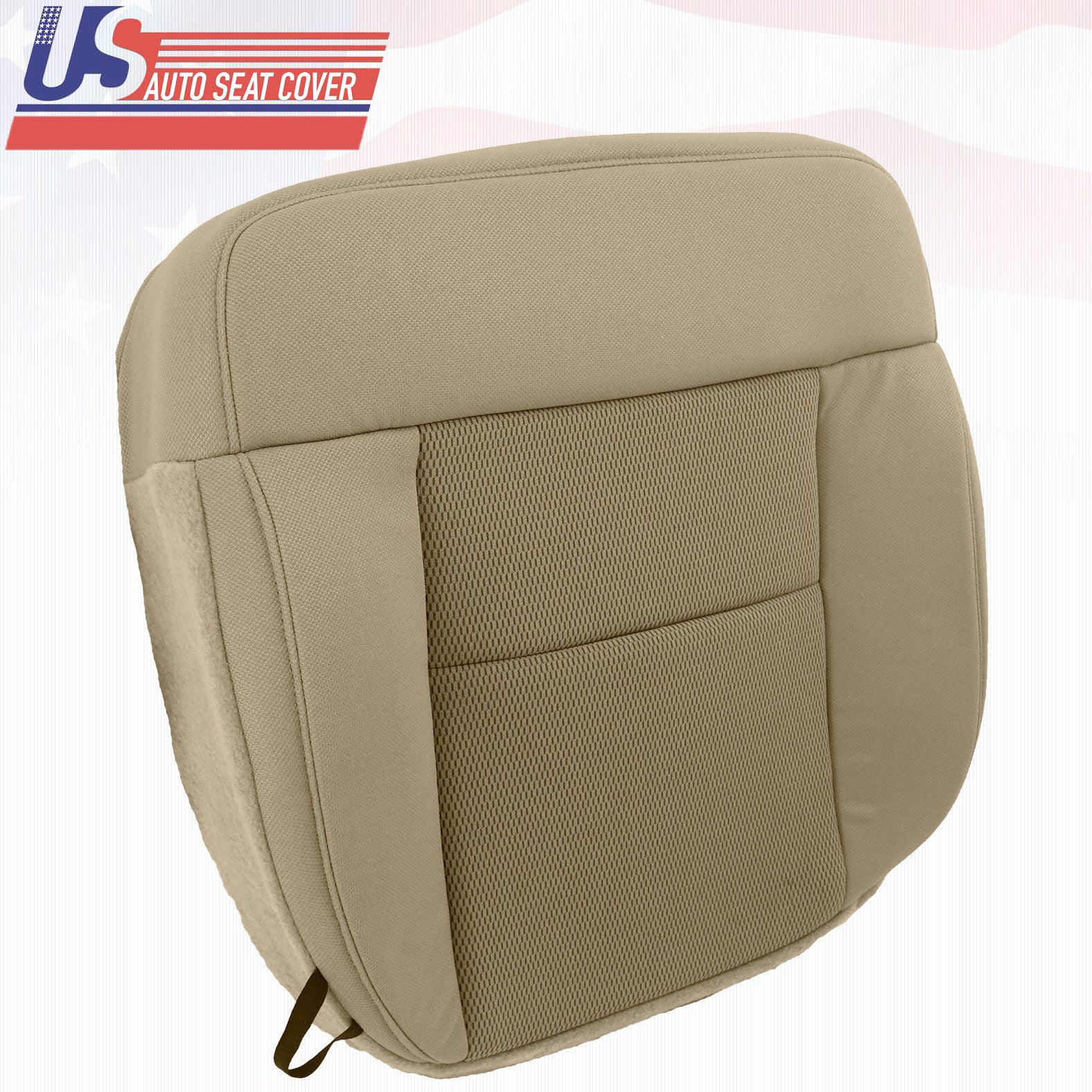 2004 - 2006 Ford F150 Driver and Passenger Bottom Replacement Cloth Cover Tan