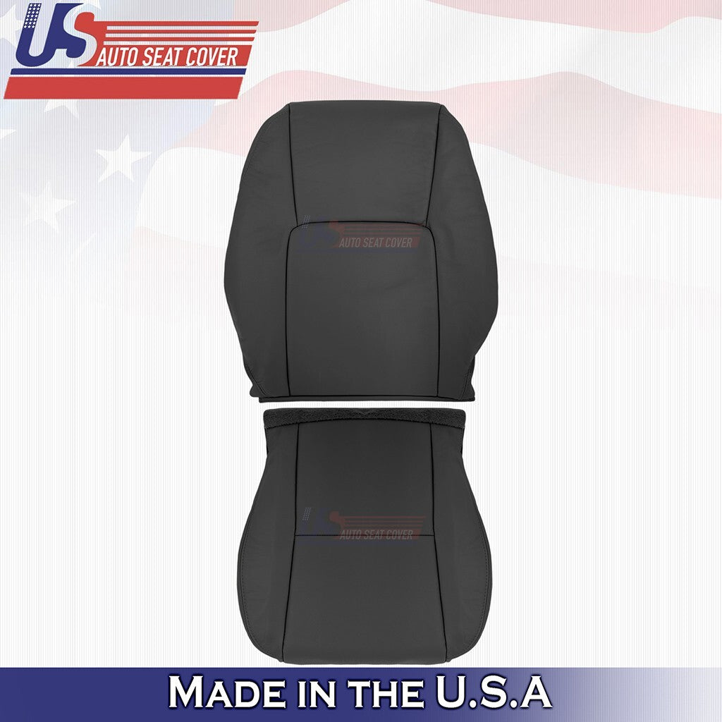 2002 2003 2004 2005 2006 Fits Toyota Camry Driver Bottom&Top Leather Cover Black