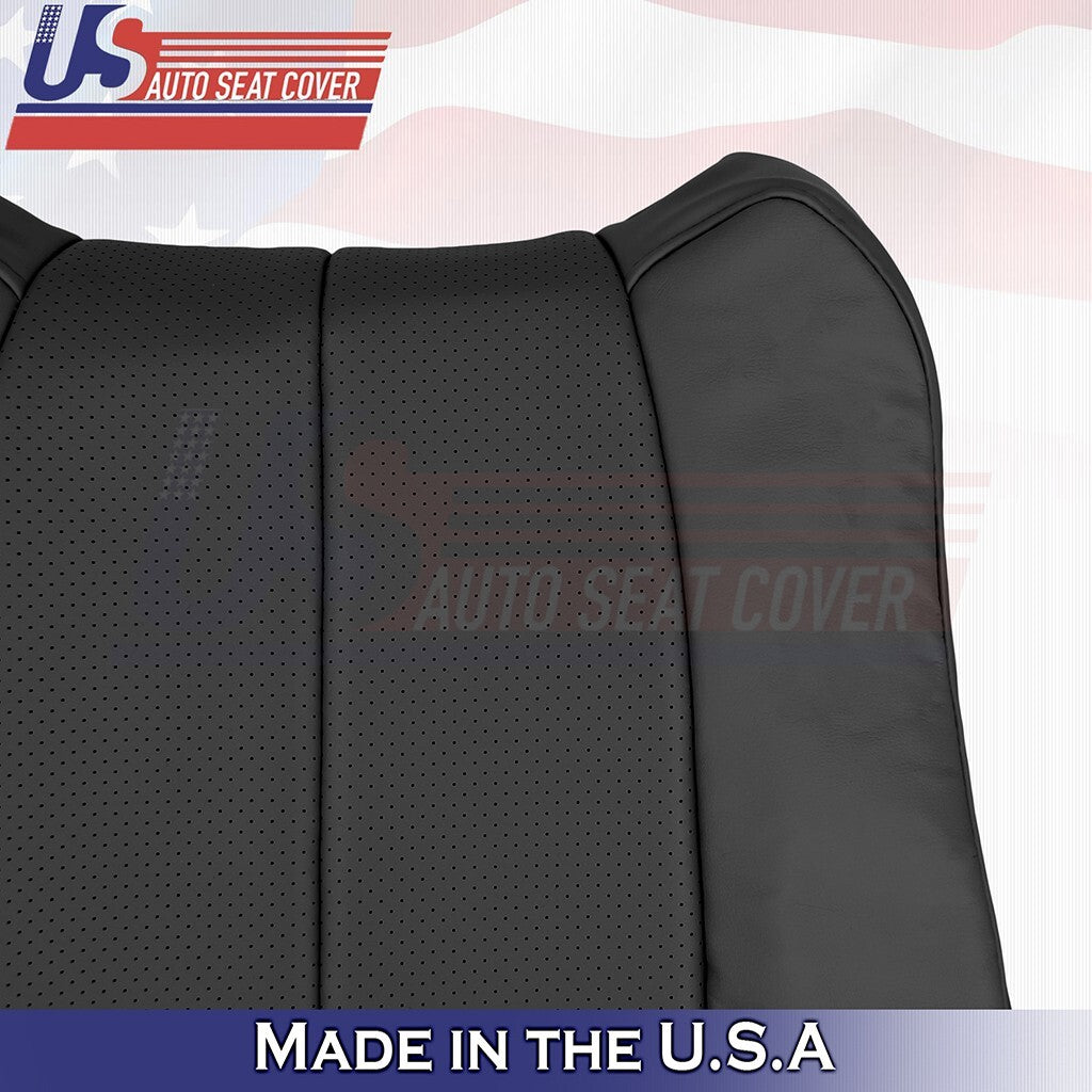 1999-2003 For Toyota Camry Solara Driver & Passenger Tops Leather Cover Blk