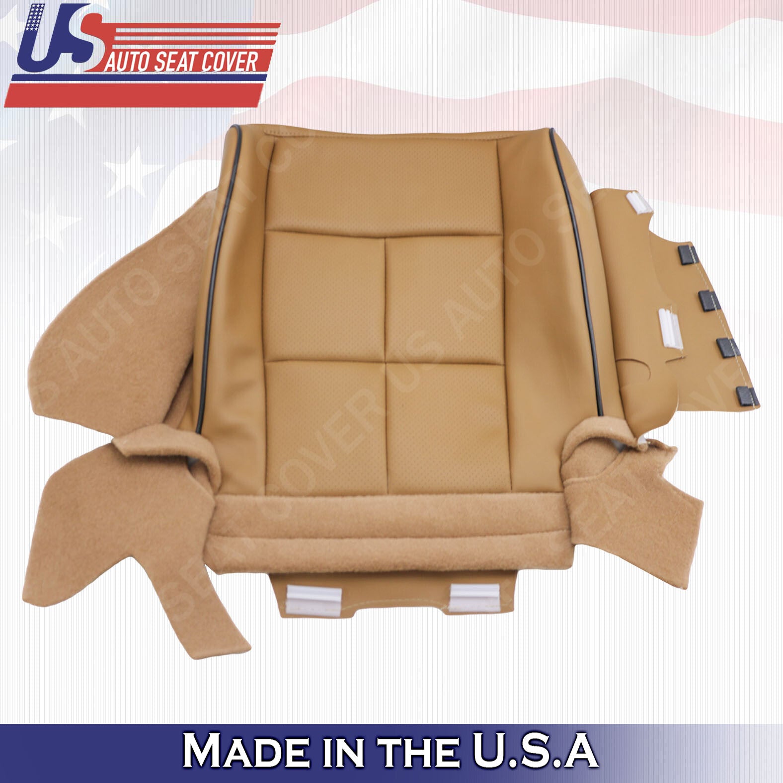 2011- 2014 Lincoln Navigator PASSENGER Bottom Synthetic Leather Cover CANYON TAN