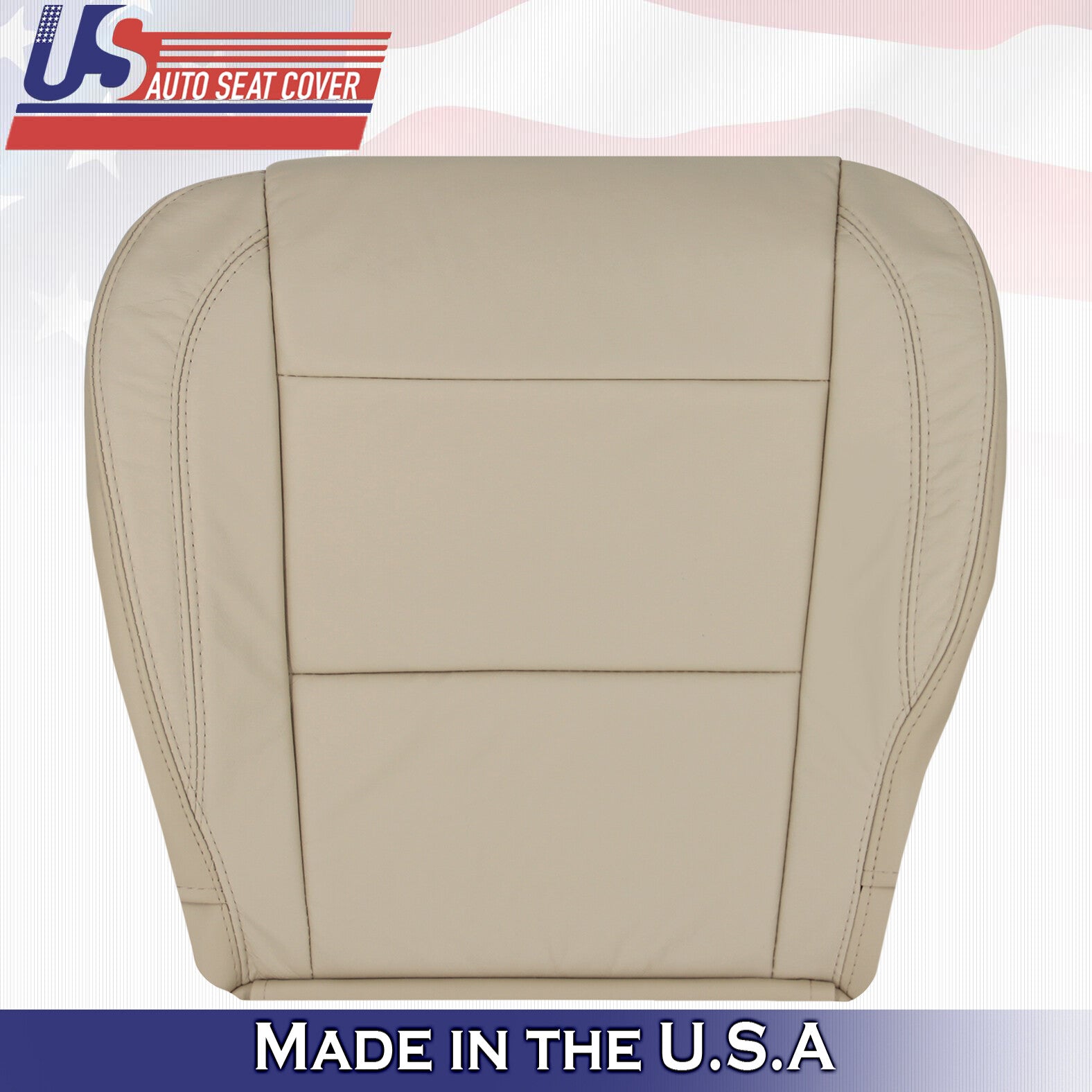 2004 - 2010 For Infinity QX56 Driver Side Bottom Leather Seat Cover in Tan